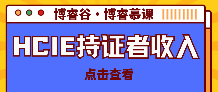 HCIE年薪收入