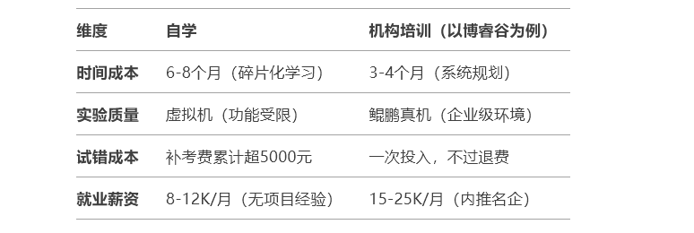 个人自学 vs 机构培训 性价比对决 个人自学 vs 机构培训 性价比对决