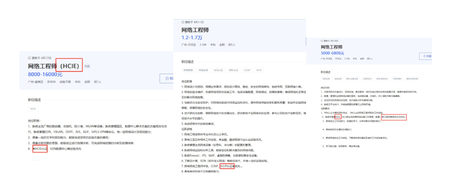 网工求职