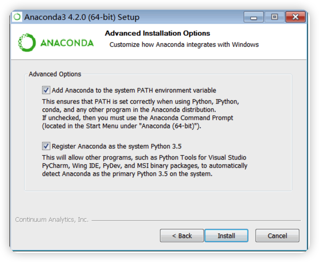  安装 anacondaL流程2