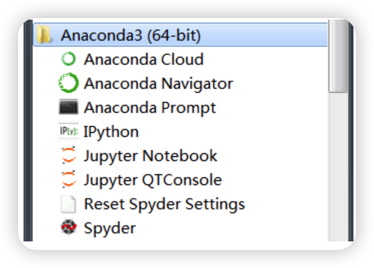  Windows 启动菜单里面看到 Anaconda