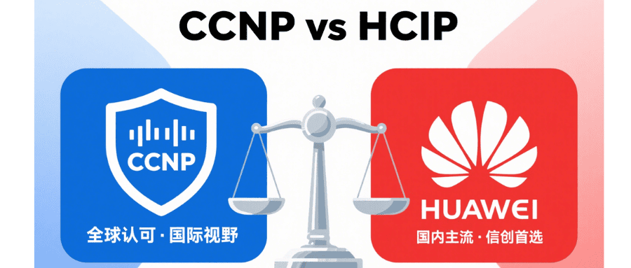 hcip认证与CCNP对比图 hcip认证与CCNP对比图