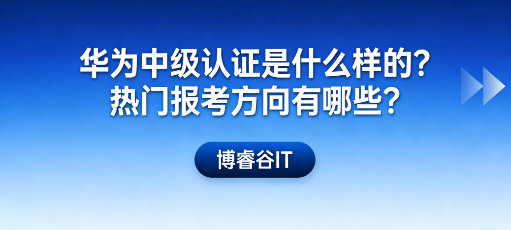 华为中级认证(HCIP) 华为中级认证(HCIP)