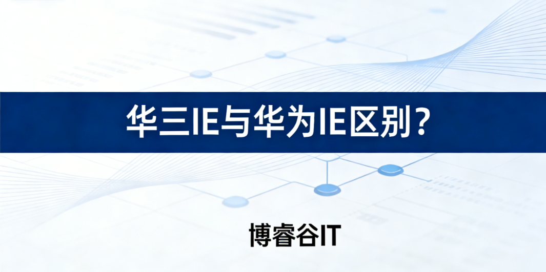 华三IE与华为IE区别