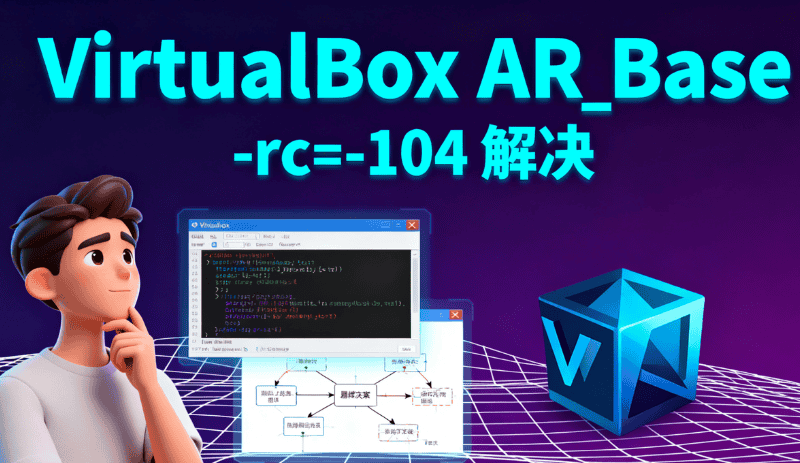 解决Virtualbox启动AR_Base提示-rc=-104的方法.mp4