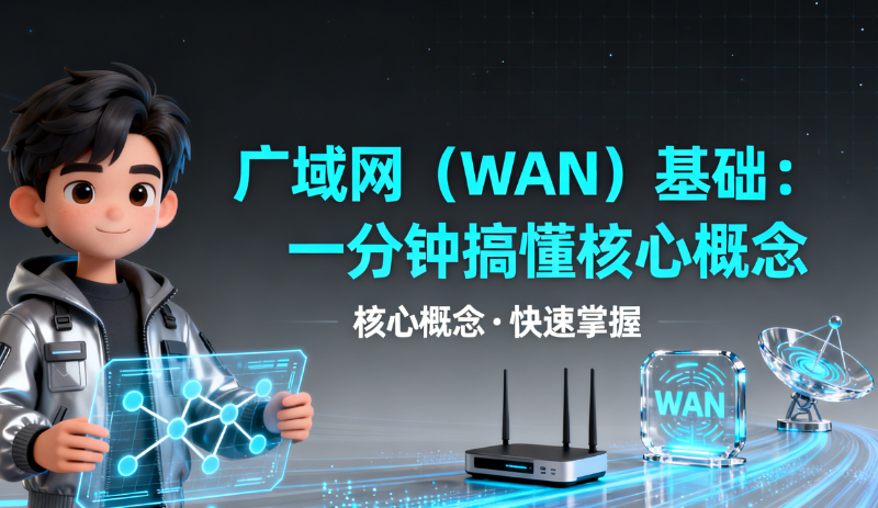 广域网（WAN）基础：一分钟搞懂核心概念