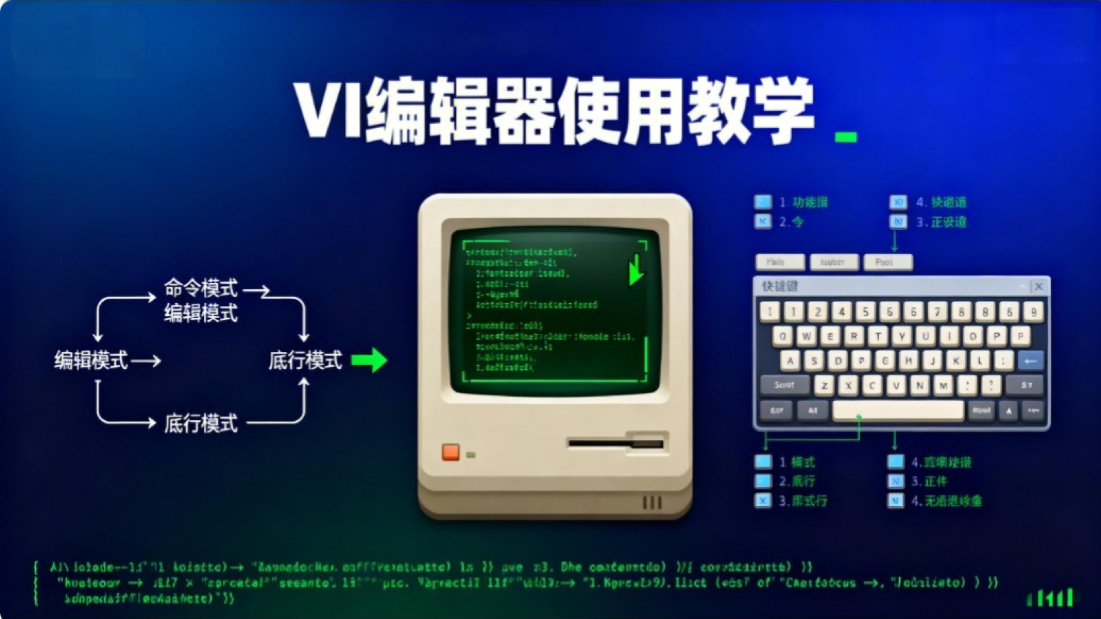 VI编辑器使用教学